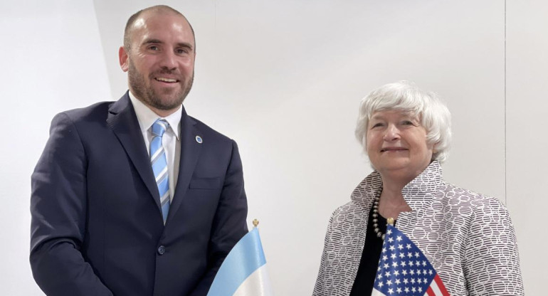 Martín Guzmán y Janet Yellen, AGENCIA NA