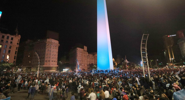 Festejos en el Obelisco, Copa América, Reuters