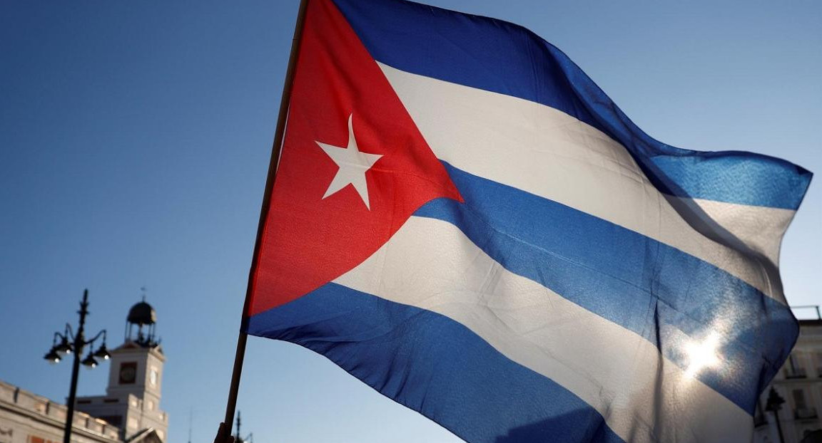 Bandera de Cuba, protestas, Agencia EFE.