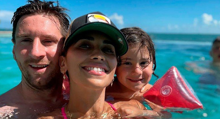 Lionel Messi y Antonela Roccuzzo en Miami