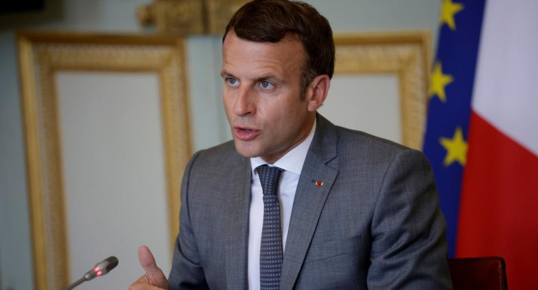 Emmanuel Macron, presidente de Francia, Foto Reuters