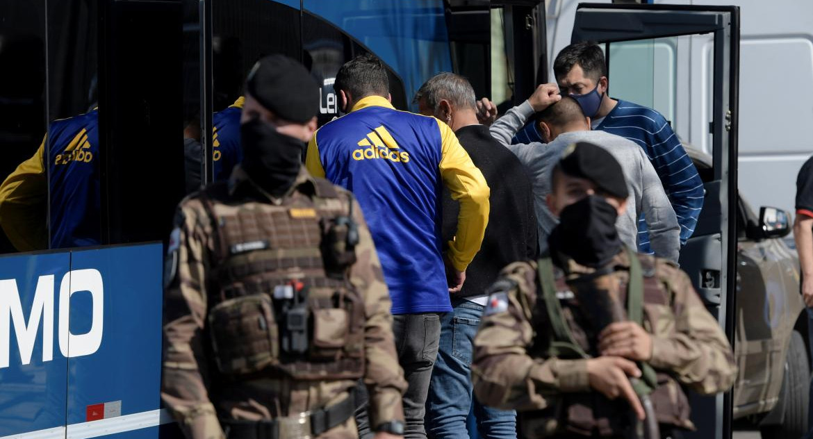 Regreso de Boca al país tras eliminación de Copa Libertadores, REUTERS