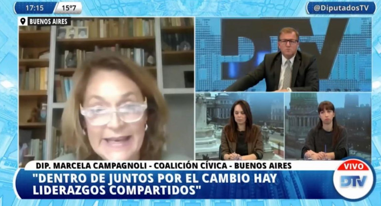 Marcela Campagnoli, de la Coalición Cívica	