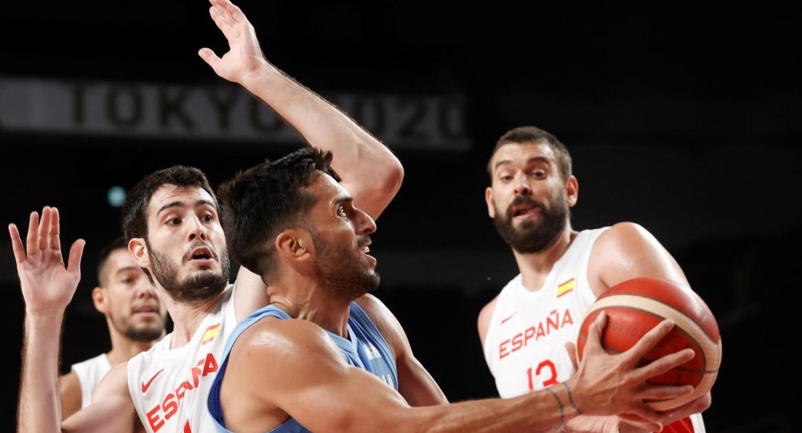 Argentina vs España, basquet, Olímpicos, EFE