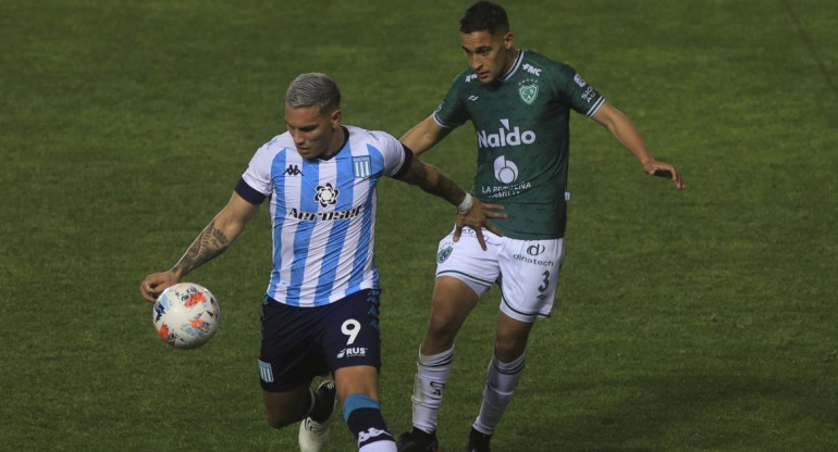 Racing vs Sarmiento, fútbol argentino, NA