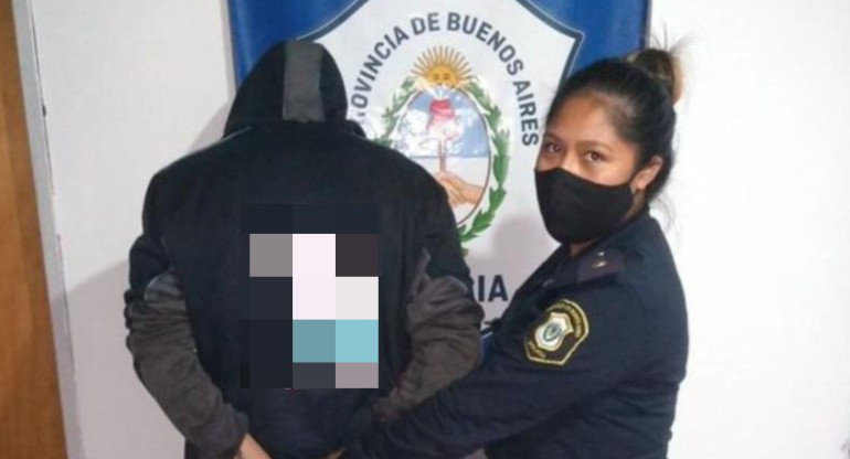 Detenido por violencia de género, La Plata, NA