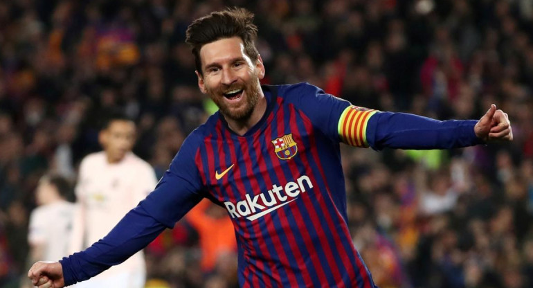 Gol de Messi en el Barcelona, AGENCIA REUTERS