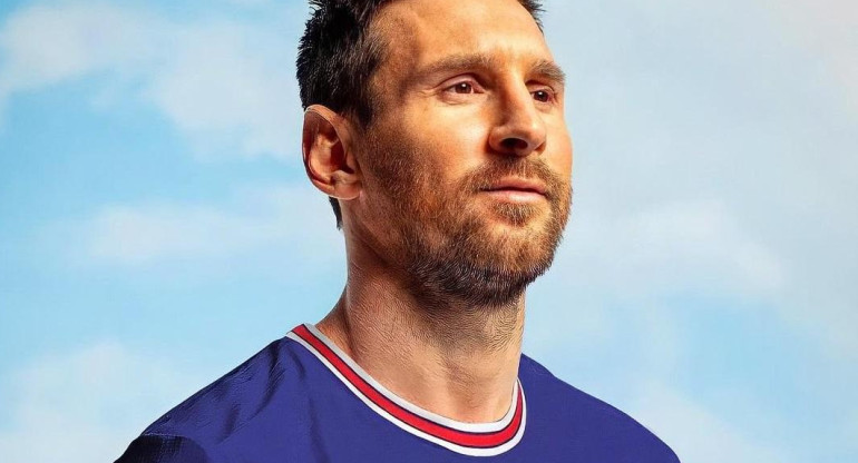 Lionel Messi, foto editada