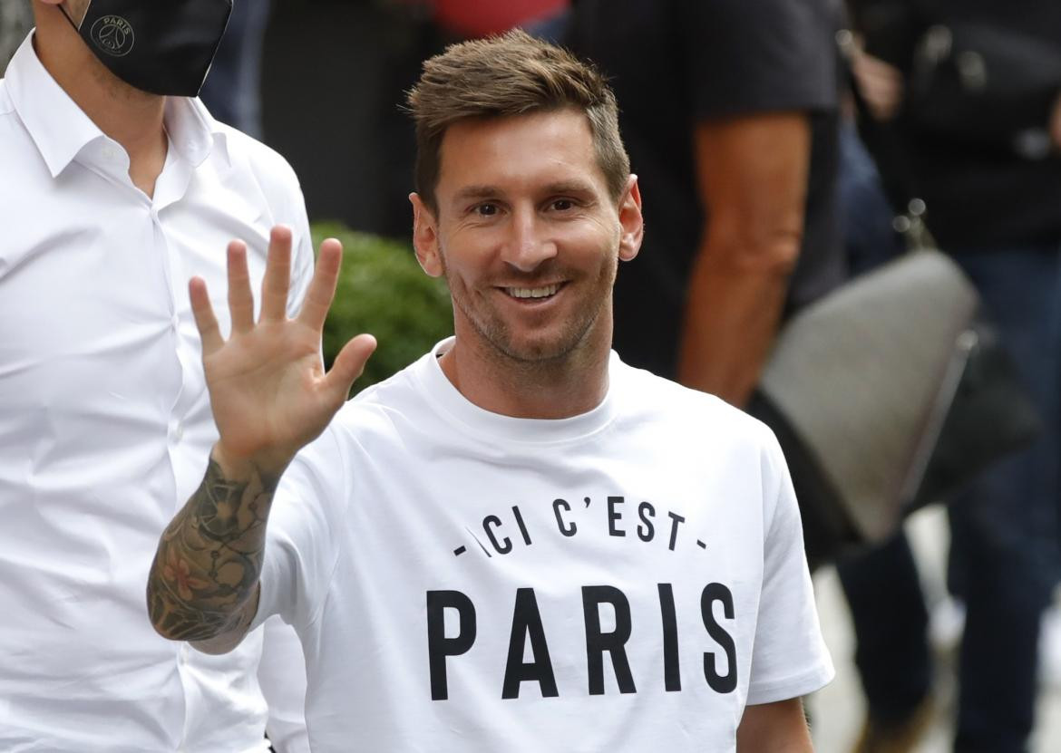 Lionel Messi en París, REUTERS