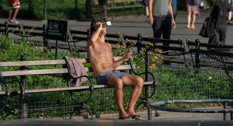 Ola de calor en Nueva York, Estados Unidos, Reuters.