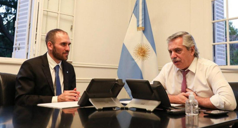 Martín Guzmán y Alberto Fernández, NA