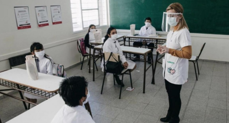 Clases, escuela, alumnos, docentes, coronavirus, protocolo, NA