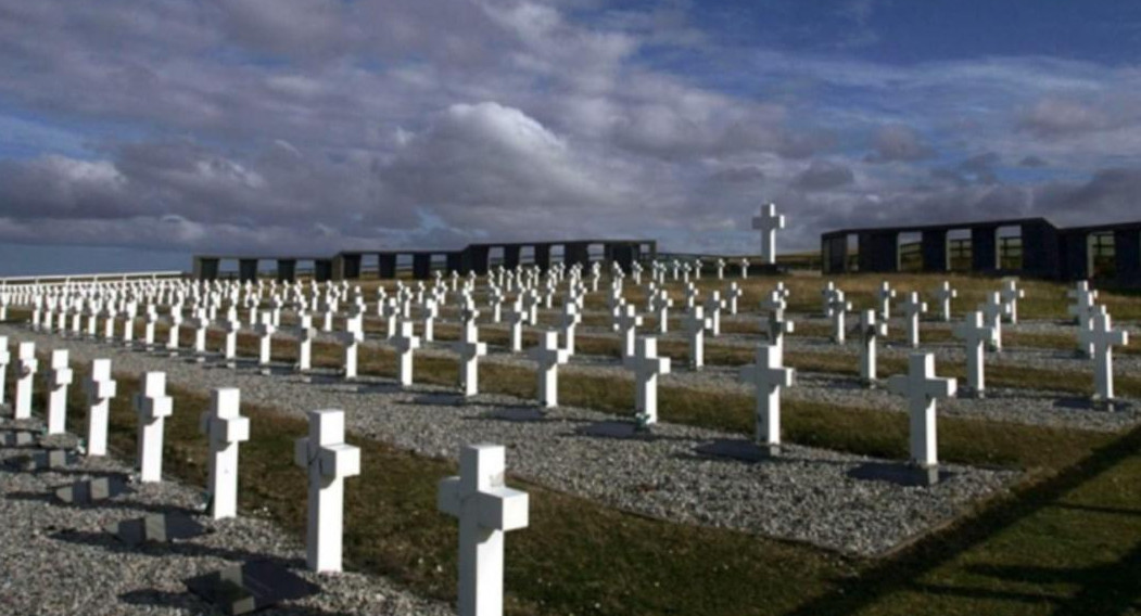 Islas Malvinas, cementerio de Darwin, NA