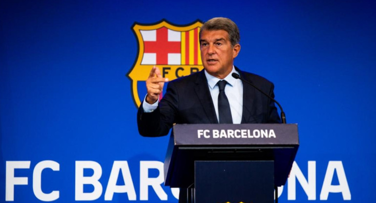 Joan Laporta, presidente del Barcelona, fútbol español, NA