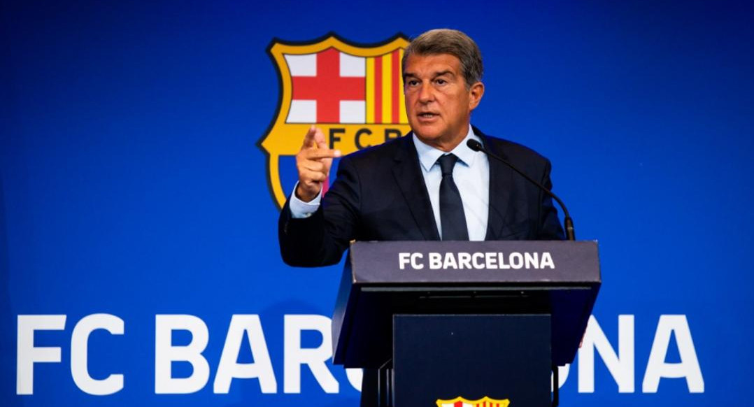 Joan Laporta, presidente del Barcelona, fútbol español, NA