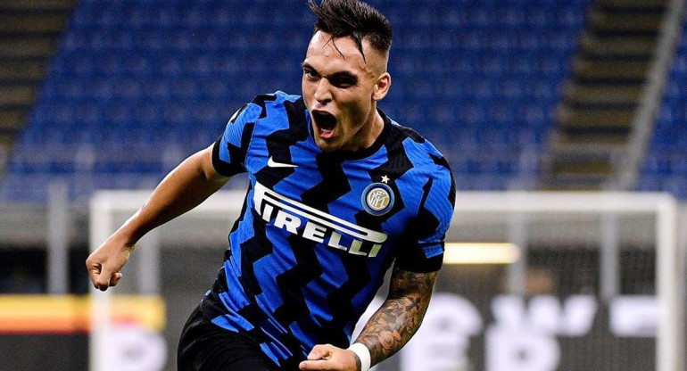 Lautaro Martínez en el Inter