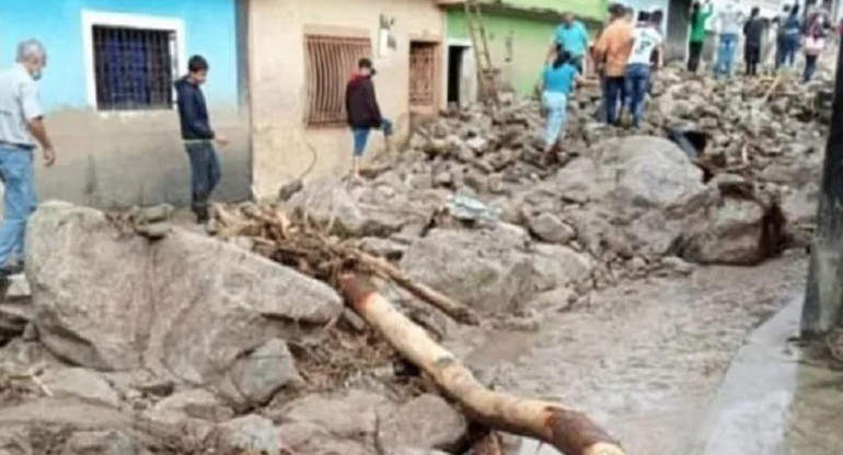 El estado de Mérida concentra los peores estragos por las lluvias torrenciales en Venezuela, Foto: El Universal