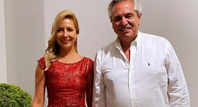 Alberto Fernández y Fabiola Yañez