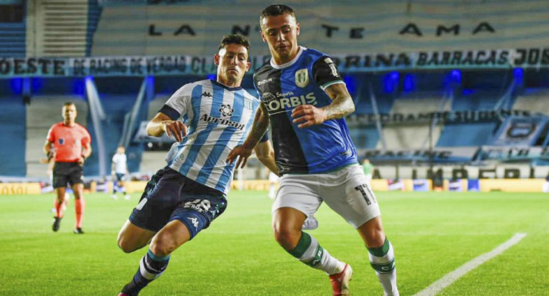 Racing vs. Banfield, fútbol argentino, NA