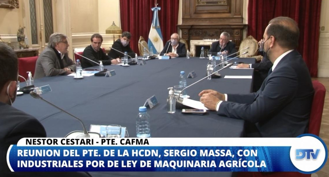 Diputados: reunión con las Cámaras de fabricantes de maquinaria agrícola	