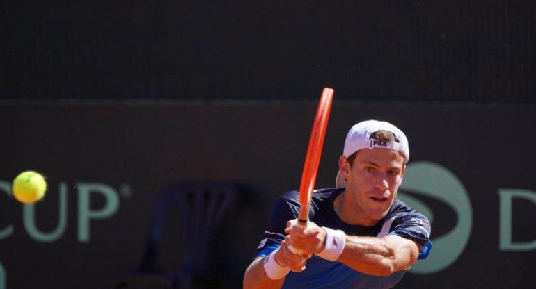 Diego Schwartzman en la Copa Davis