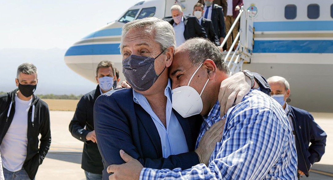 Alberto Fernández y Juan Manzur, Gobierno, NA