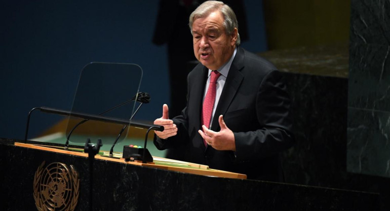  jefe de la ONU, António Guterres, EFE