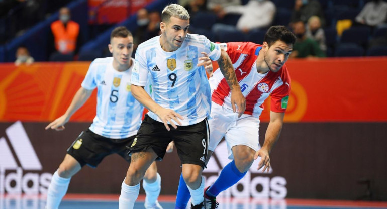 Selección argentina de futsal, Mundial Lituania 2021. Foto: AFA.