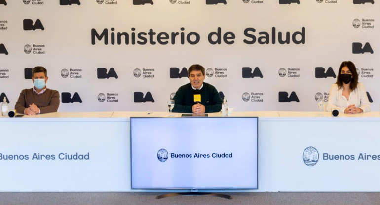 Fernán Quirós, ministro de Salud de la Ciudad, NA