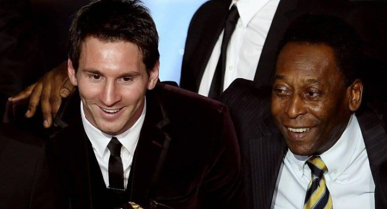 Lionel Messi y Pelé, fútbol