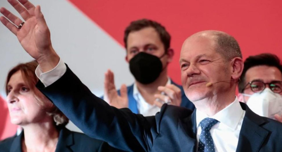 Olaf Scholz, representante del Partido Socialdemócrata alemán, SPD, Alemania, NA