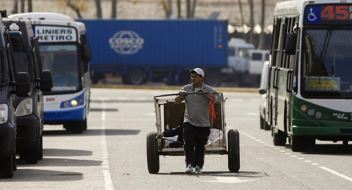 Pobreza, economía argentina, foto NA