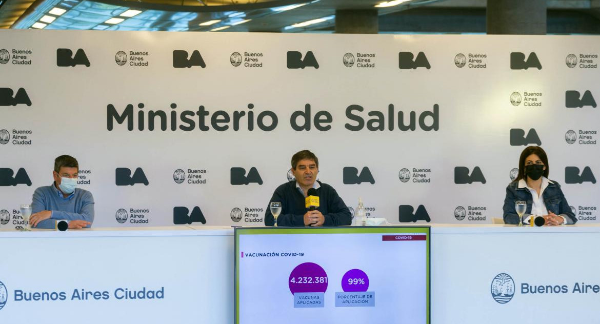 Fernán Quirós, ministro de Salud de la Ciudad, NA