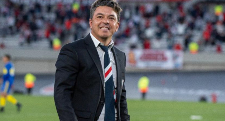 Marcelo Gallardo, técnico de River, NA