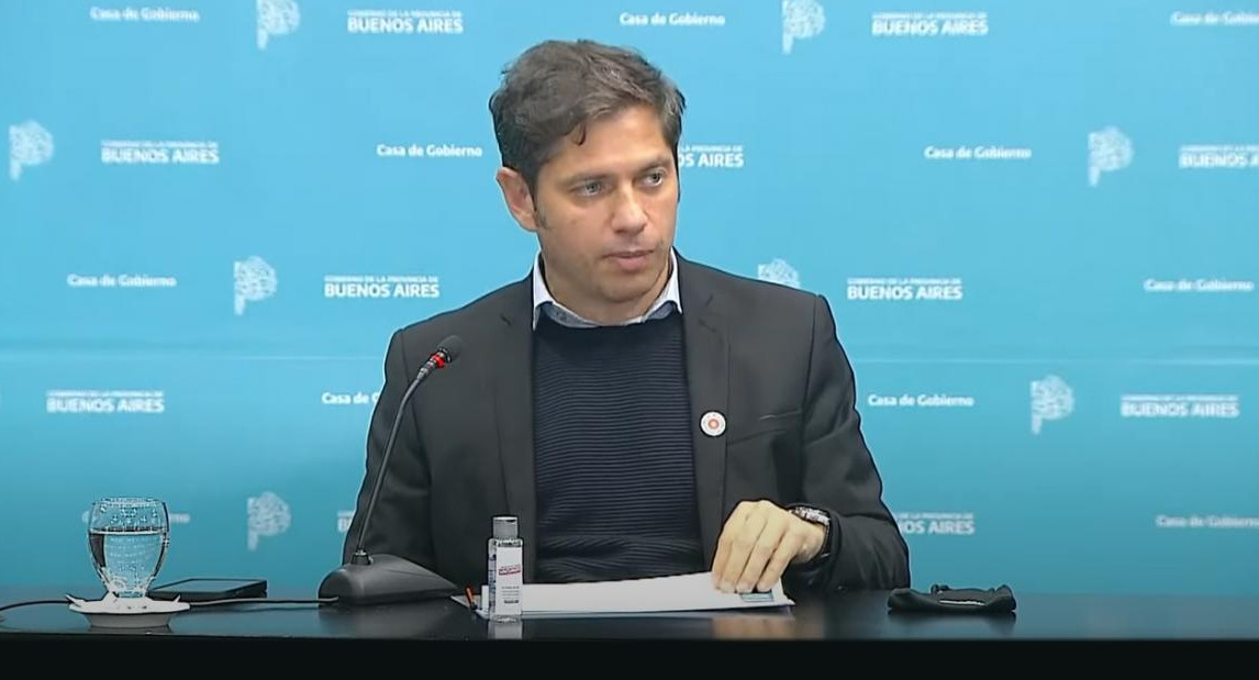 Axel Kicillof, gobernador de la provincia de Buenos Aires