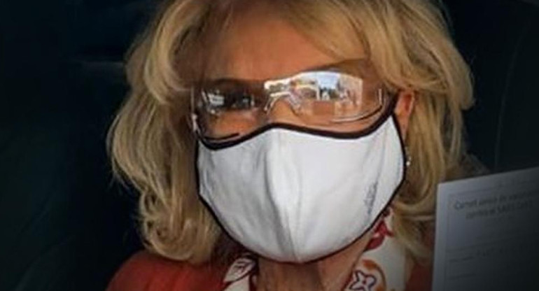 Mirtha Legrand, barbijo, coronavirus