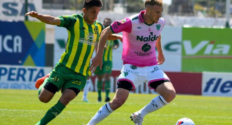 Sarmiento vs Aldosivi, fútbol argentino