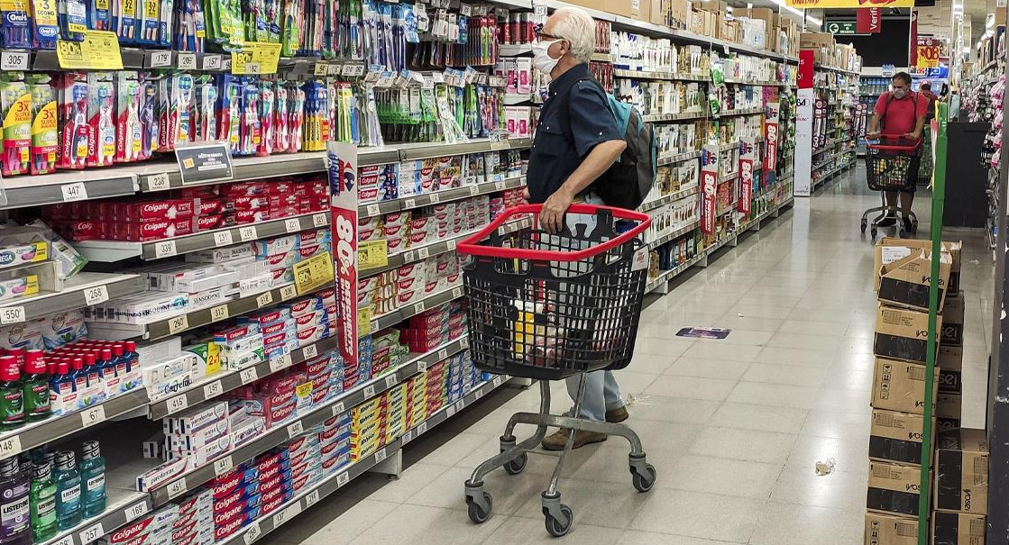 Supermercado, canasta básica de alimentos, consumo, inflación, Foto NA