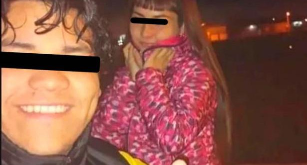 Ludmila Ceballos junto al joven acusado de matar al boxeador en José C Paz