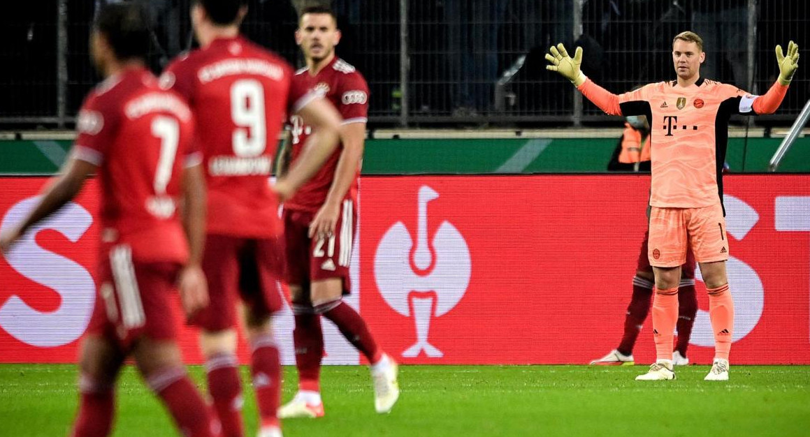 Derrota del Bayern Munich ante el Borussia Monchengladbach por la Copa de Alemania, AGENCIA EFE