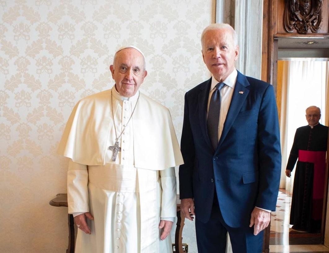 Reunión del Papa Francisco y Joe Biden