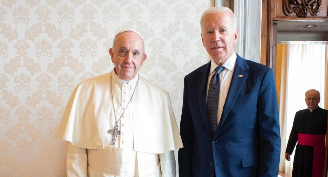 Reunión del Papa Francisco y Joe Biden