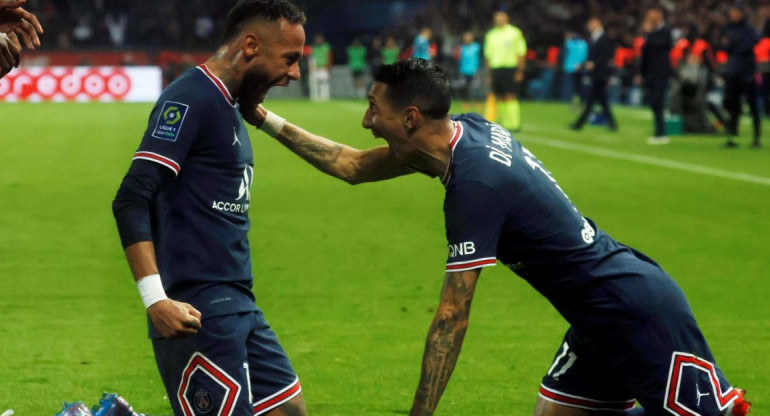 Angel Di Maria y Neymar, EFE