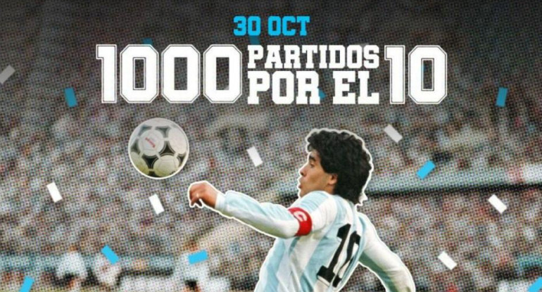 1000 partidos por el 10