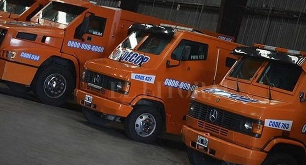 Transporte de caudales, camiones, foto El Litoral