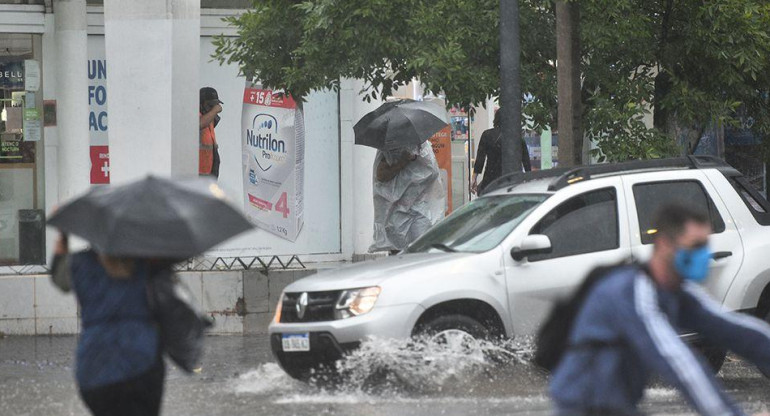 Temporal de lluvia en Córdoba