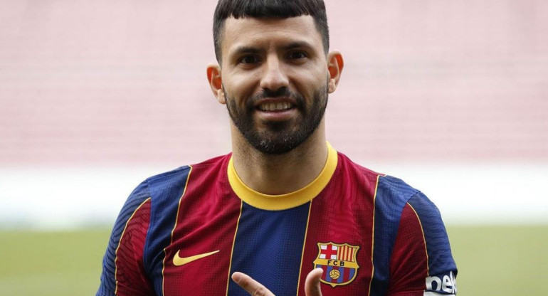 Sergio Agüero en el Barcelona