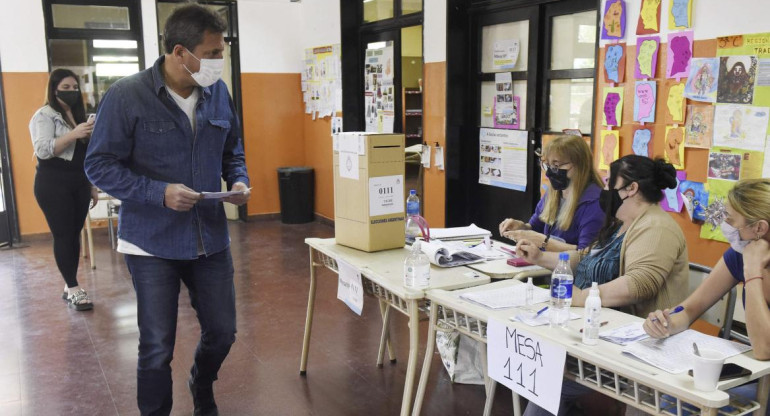 Votación de Sergio Massa, AGENCIA NA