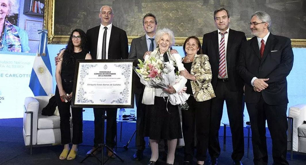 Homenaje a Estela de Carlotto, Diputados