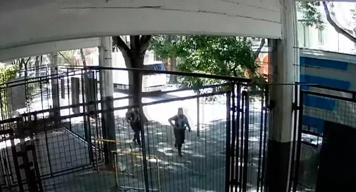 Foto captura del video del crimen de Lucas González